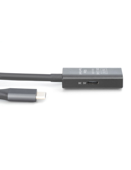Digitus Aktywny Przedłużacz Usb 3.2 Gen1 5G, Usb-C - Usb-C, 10 M