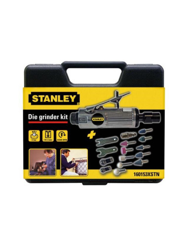 Stanley 160153Xstn Szlifierka Prosta/Do Matryc Prosta Szlifierka Do Matryc 25000 Rpm Czarny, Srebrny