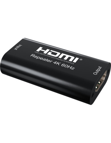 Techly Idata Hdmi2-Rip4Kt Przedłużacz Av Wzmacniacz Av Czarny