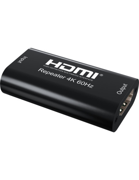 Techly Idata Hdmi2-Rip4Kt Przedłużacz Av Wzmacniacz Av Czarny