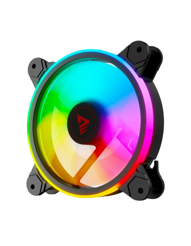 Savio Zestaw 4 Wentylatorów Argb 120 Mm Wraz Z Kontrolerem Oraz Pilotem Fan-01