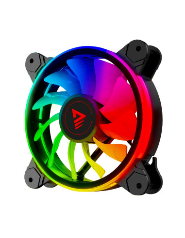 Savio Zestaw 4 Wentylatorów Argb 120 Mm Wraz Z Kontrolerem Oraz Pilotem Fan-01