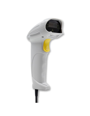 Qoltec Czytnik Kodów Kreskowych Laserowy | 1D | Usb | Biały
