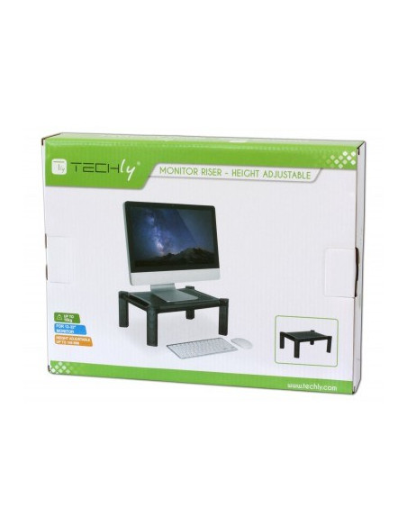 Techly Stolik Podstawka Pod Monitor Z Regulacją Wy