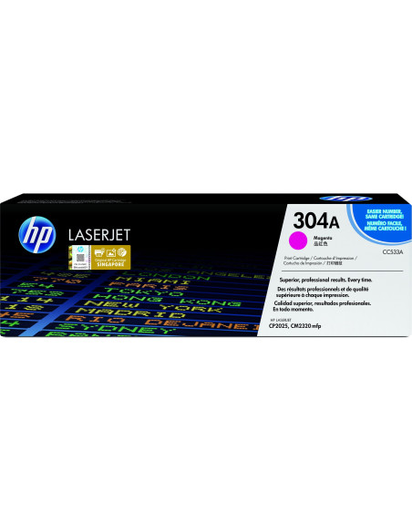 Hp 304A Oryginalny Wkład Z Purpurowym Tonerem Laserjet
