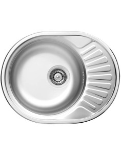 Zlewozmywak Stalowy 1-Komorowy Z Ociekaczem Zeu 311C 5907650846420