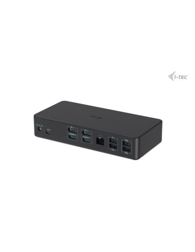 I-Tec Cadual4Kdockpd2 Stacja Dokująca Przewodowa Usb 3.2 Gen 1 (3.1 Gen 1) Type-C Czarny