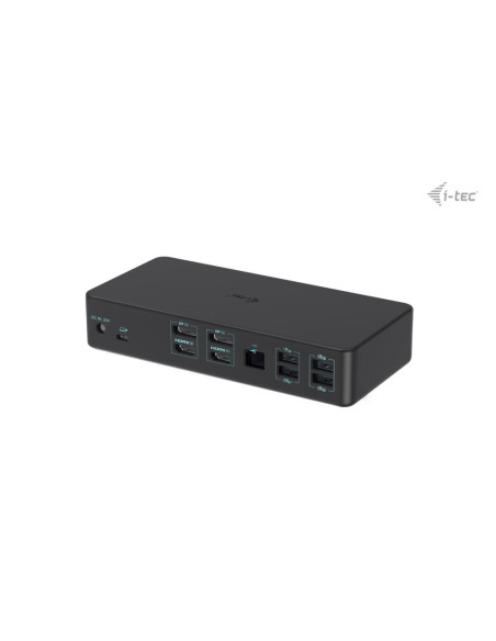 I-Tec Cadual4Kdockpd2 Stacja Dokująca Przewodowa Usb 3.2 Gen 1 (3.1 Gen 1) Type-C Czarny