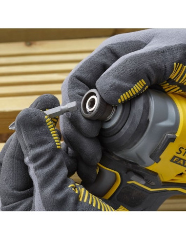 Stanley Sfmcf810D2K-Qw Wkrętak Zasilany/Zakrętark Udarowy 2800 Rpm Czarny, Żółty