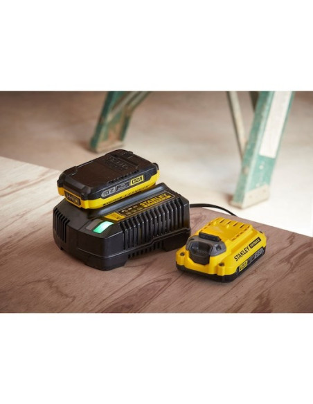 Stanley Sfmcf810D2K-Qw Wkrętak Zasilany/Zakrętark Udarowy 2800 Rpm Czarny, Żółty