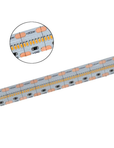 Taśma Led V-Tac Vt-2110 3500Led Smd2110 Cri90+ 24V Ip20 21W/M 150Lm/W 4000K 2000Lm (Sku 2603)