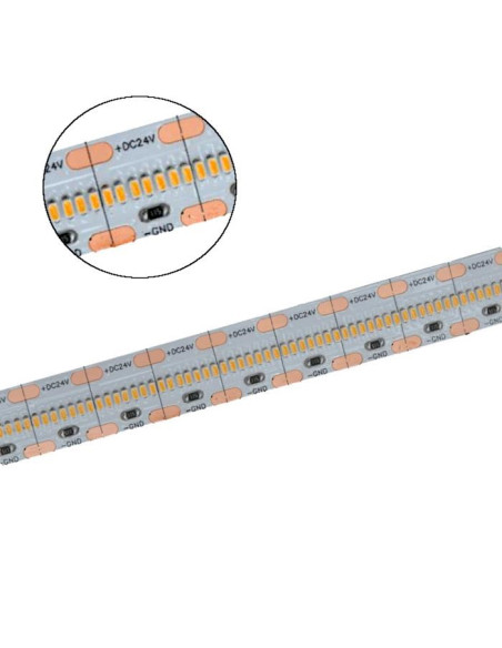 Taśma Led V-Tac Vt-2110 3500Led Smd2110 Cri90+ 24V Ip20 21W/M 150Lm/W 4000K 2000Lm (Sku 2603)