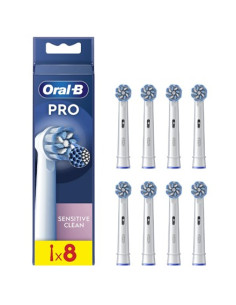 Braun Oral-B Eb60-8 Jautrus Clean Pro Dantu Šepetelio Galvutes, 8 Vnt.