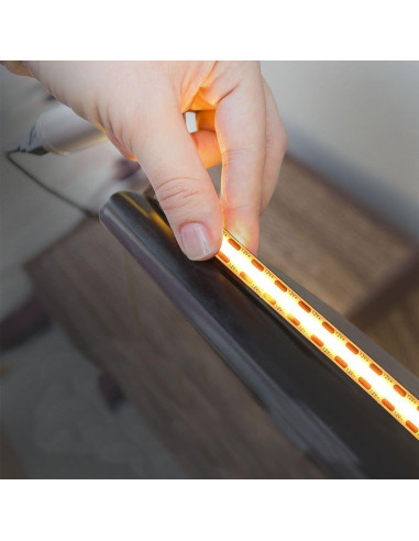 Taśma Led V-Tac Vt-Cob 512 Bezpunktowa 512Led Cob 24V Cri90+ 12W/M 4000K 1000Lm (Sku 2650)