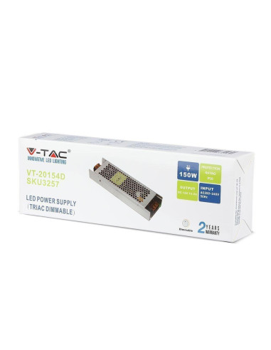 Zasilacz Led V-Tac Vt-20155D Modułowy 150W 24V 6.25A Ip20 (Sku 3258)