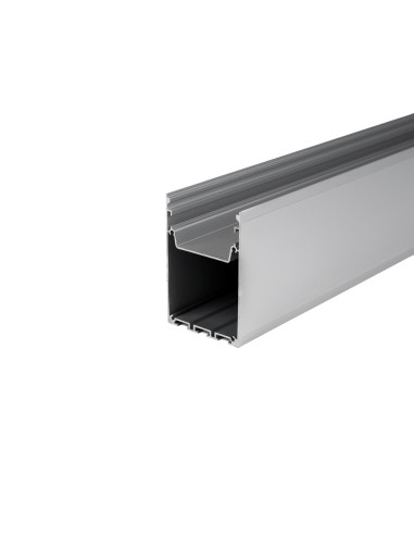 Profil Aluminiowy V-Tac Vt-8127 2Mb Anodowany, Klosz Mleczny 50X75Mm (Sku 2872)