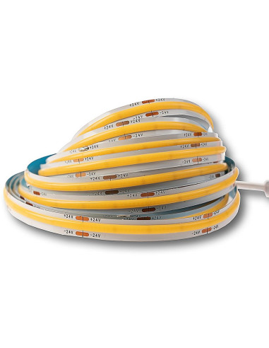 Taśma Led V-Tac Vt-Cob 512 Bezpunktowa 512Led Cob 24V Cri90+ 12W/M 6000K 1000Lm (Sku 2651)