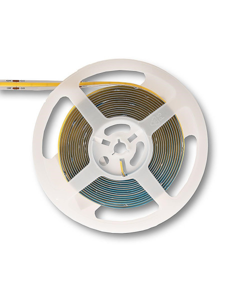 Taśma Led V-Tac Vt-Cob 512 Bezpunktowa 512Led Cob 24V Cri90+ 12W/M 6000K 1000Lm (Sku 2651)