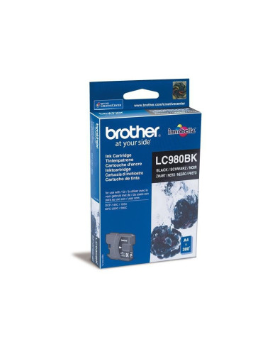 Brother Lc-980Bk Nabój Z Tuszem 1 Szt. Oryginalny Czarny