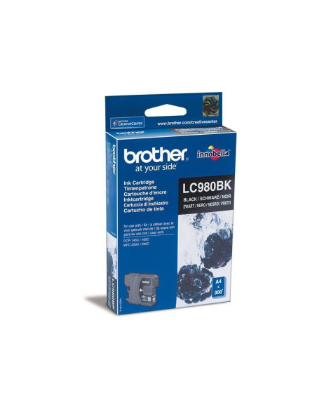 Brother Lc-980Bk Nabój Z Tuszem 1 Szt. Oryginalny Czarny