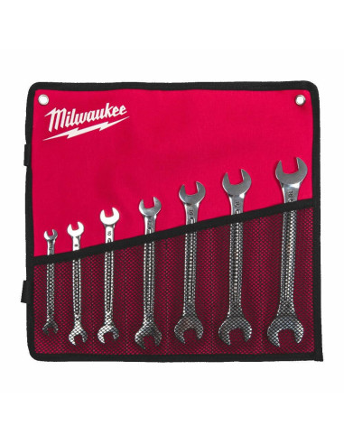 Milwaukee Klucz Dwustronnie Płaski Zestaw  7Szt.