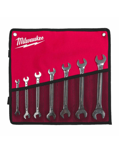 Milwaukee Klucz Dwustronnie Płaski Zestaw  7Szt.