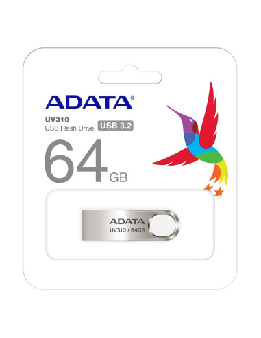 Adata Uv210 64Gb Usb2.0 Metallic