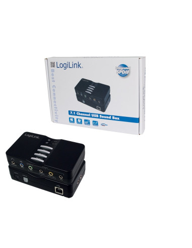 Logilink Usb Sound Box Dolby 7.1 8-Channel 7.1 Kan.