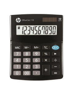 Kalkulator Biurowy Hp-Oc 110/Int Bx, 10-Cyfr. Wyświetlacz, 125X101X33Mm, Czarny