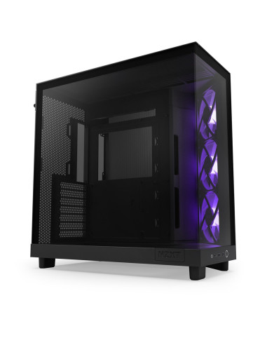 Nzxt Obudowa Komputerowa Nzxt H6 Flow Rgb Midi Tower Z Oknem Czarna