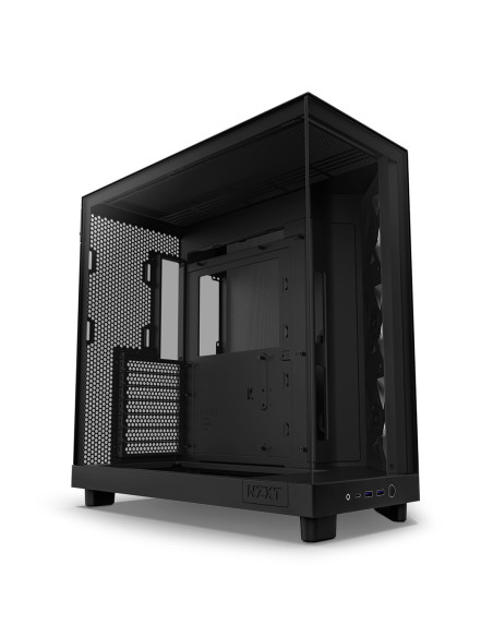 Nzxt Obudowa Komputerowa Nzxt H6 Flow Rgb Midi Tower Z Oknem Czarna