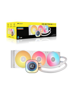 Corsair Icue Link Titan 360 Rx Lcd Procesor Chłodnica Cieczy All-In-One 12 Cm Biały 1 Szt. 2