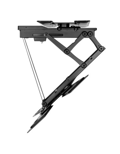 Maclean Uchwyt Do Tv Elektryczny Sufitowy, Obsługa Tuya, Max Vesa 600X400, Obrót 90St. Pilot, 23"-65", 30Kg Mc-491