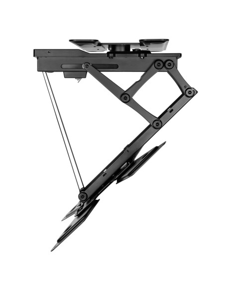 Maclean Uchwyt Do Tv Elektryczny Sufitowy, Obsługa Tuya, Max Vesa 600X400, Obrót 90St. Pilot, 23"-65", 30Kg Mc-491