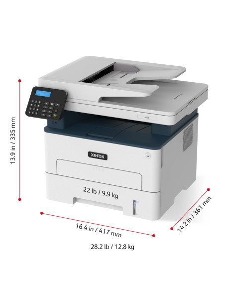 Xerox B225V_Dni Drukarka Wielofunkcyjna Laser A4 1200 X 1200 Dpi 36 Stron/Min Wi-Fi