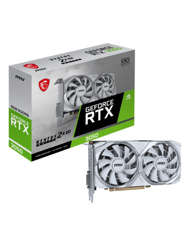 Karta Graficzna Msi Rtx3050 Ventus 2X Xs Oc White 8Gb Gddr6 Hdmi Dvi Dp