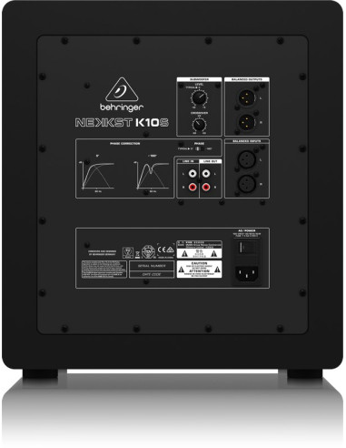 Behringer K10S Czarny Subwoofer Aktywny
