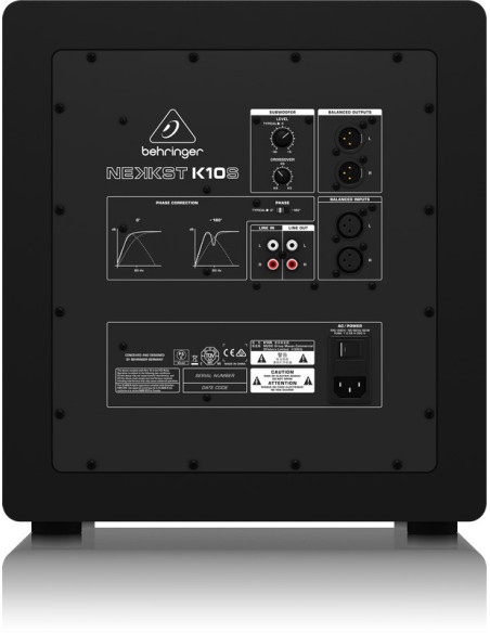 Behringer K10S Czarny Subwoofer Aktywny