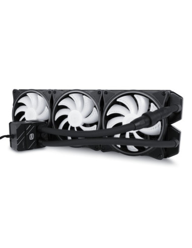 Alphacool Pro Aurora 420 Cpu Aio Procesor Zestaw Do Chłodzenia Płynami 14 Cm Czarny, Biały