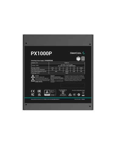 Deepcool Px1300P Moduł Zasilaczy 1000 W 20+4 Pin Atx Atx Czarny