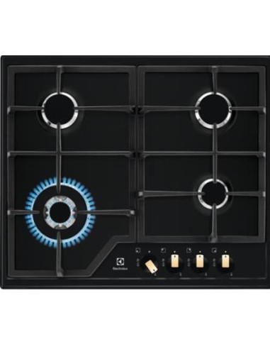 Płyta Gazowa Electrolux Egs6436Rk Czarna Retro