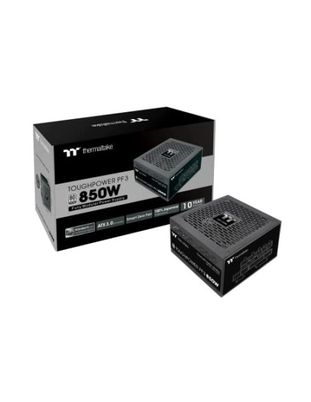 Thermaltake Toughpower Pf3 Moduł Zasilaczy 850 W 24-Pin Atx Atx Czarny