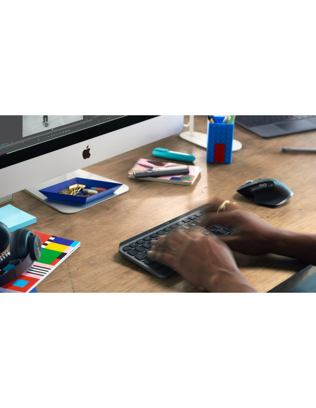 Logitech Mx Keys Mini Klawiatura Biuro Rf Wireless + Bluetooth Qwertz Niemiecki Grafitowy