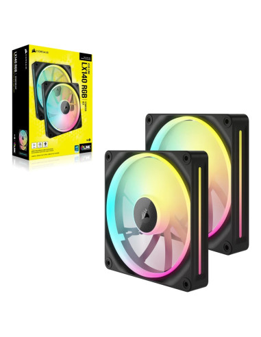 Corsair Co-9051028-Ww System Chłodzenia Komputerów Obudowa Komputera Wentylator 14 Cm Czarny 2 Szt.