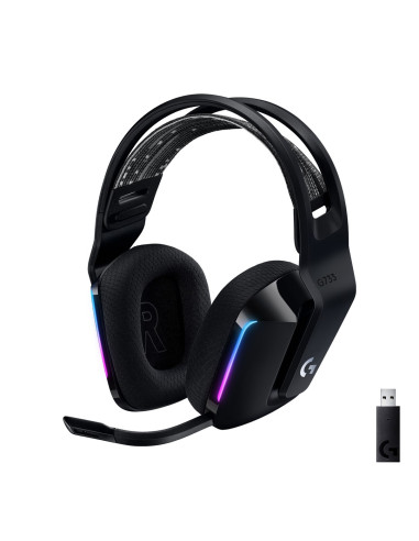 Logitech G G733 Zestaw Słuchawkowy Bezprzewodowy Opaska Na Głowę Gaming Czarny