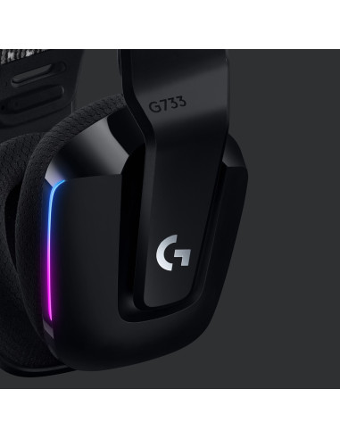 Logitech G G733 Zestaw Słuchawkowy Bezprzewodowy Opaska Na Głowę Gaming Czarny