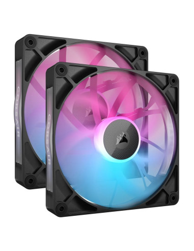 Corsair Icue Link Rx140 Rgb Obudowa Komputera Wentylator 14 Cm Czarny 2 Szt.