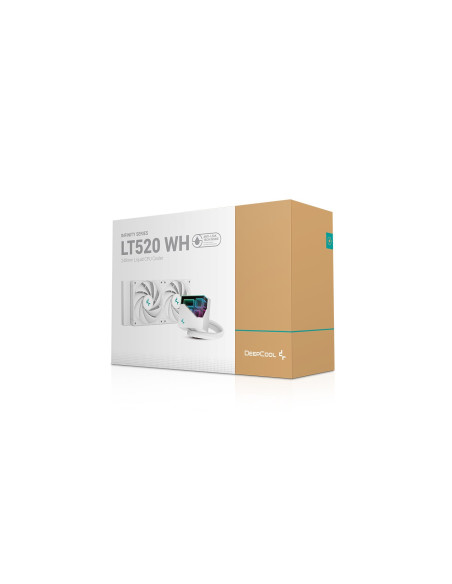 Deepcool Lt520 Wh Procesor Chłodnica Cieczy All-In-One 12 Cm Biały 1 Szt.