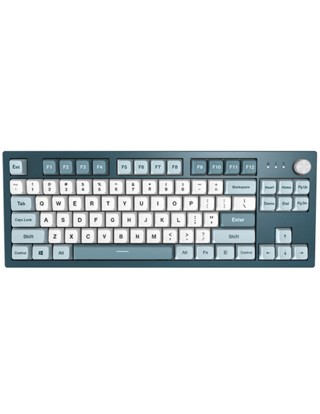 Montech Mkey Tkl Klawiatura Gaming Usb Ciemny Szary, Jasny Niebieski, Biały