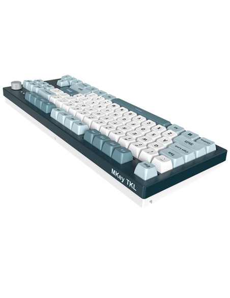 Montech Mkey Tkl Klawiatura Gaming Usb Ciemny Szary, Jasny Niebieski, Biały